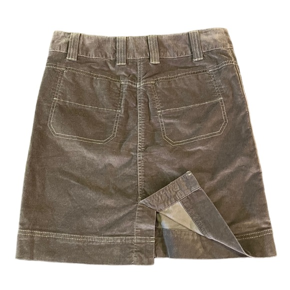 Athleta Olive Kahki Washed Velvet Skirt | Women’s 0 - Picture 6 of 9